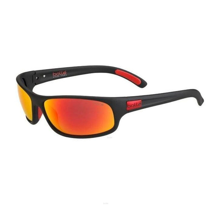 ANACONDA Matte Black Metal Red HD Polarized Fire oleo AF