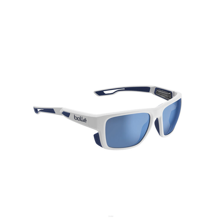 AIRDRIFT White Matte Navy - VOLT+ Offshore Polarized