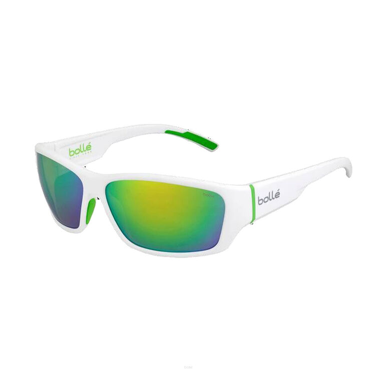 BOLLE Okulary przeciwsłoneczne IBEX Matte White Green Brown Emerald