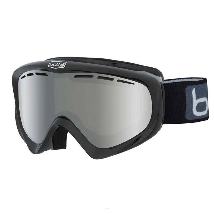 Gogle Bolle Y6 OTG Shiny Black Black Chrome Cat. 3