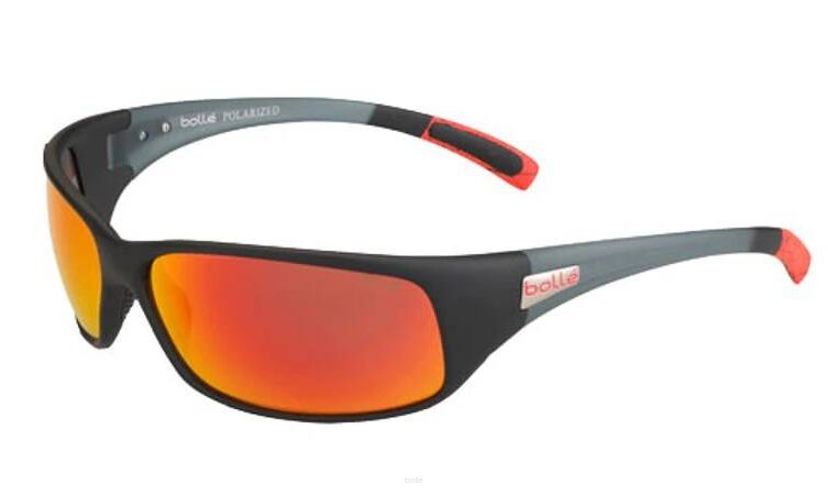 BOLLE RECOIL Matte Black/Red Polarized